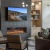 a clubhouse with fireplace