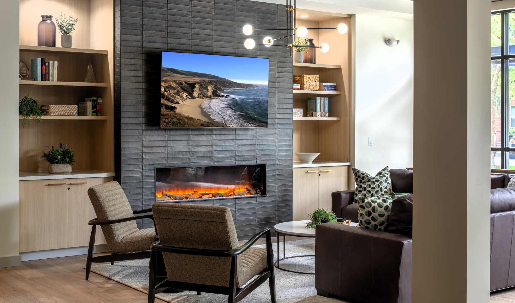 clubhouse with tv